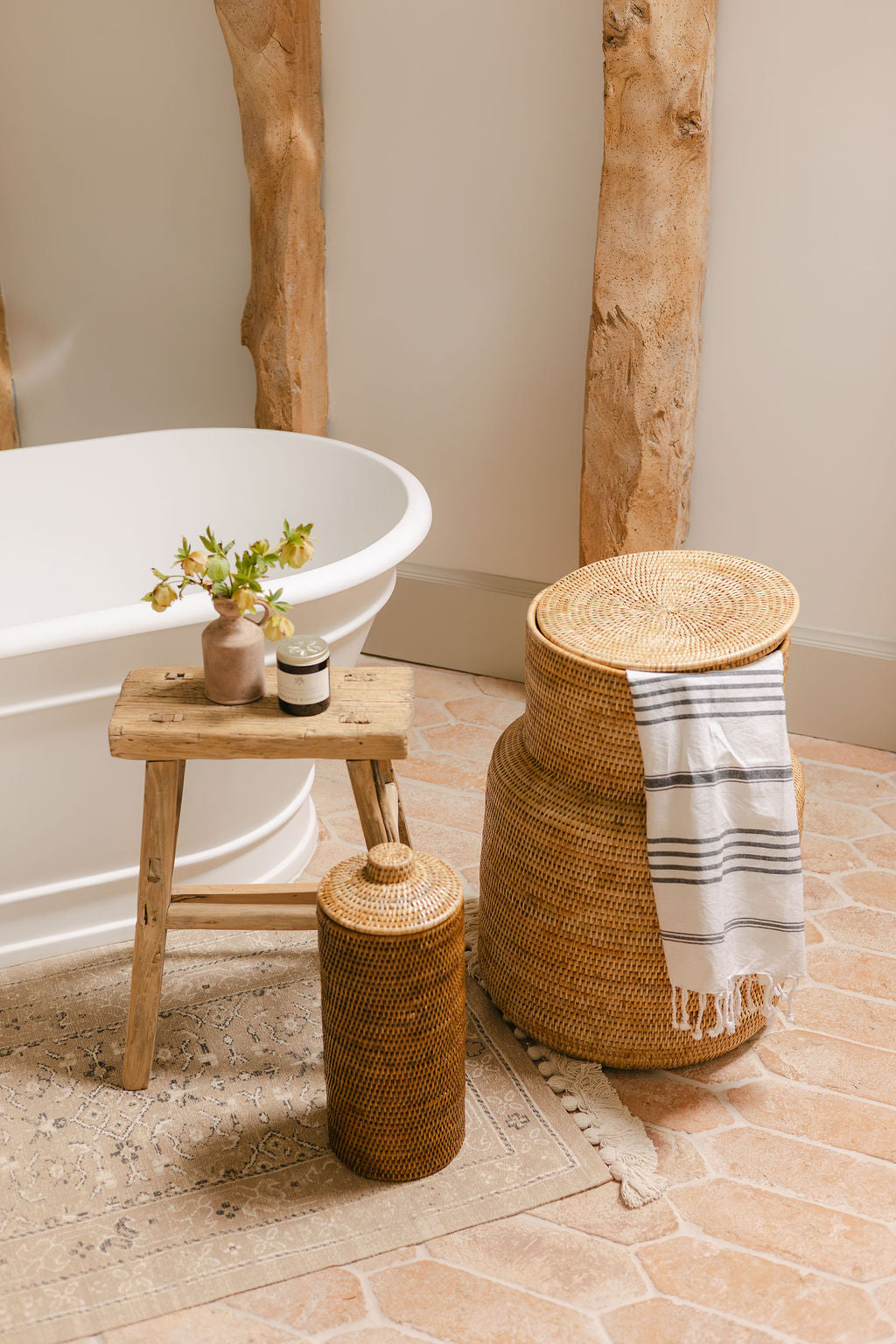 New Year, New Tidy-Up Rituals with Timeless Rattan Baskets