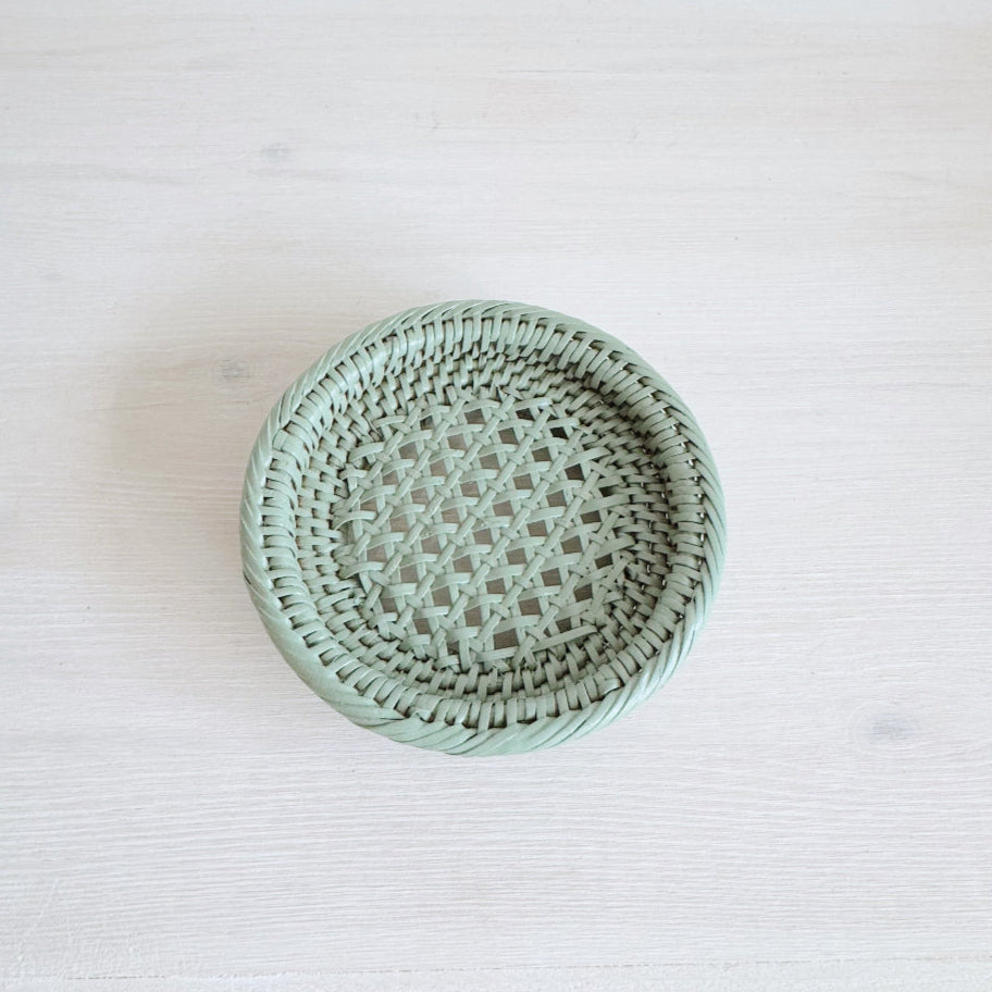 Rattan Mini Bread Plate/ Mini Bread Basket