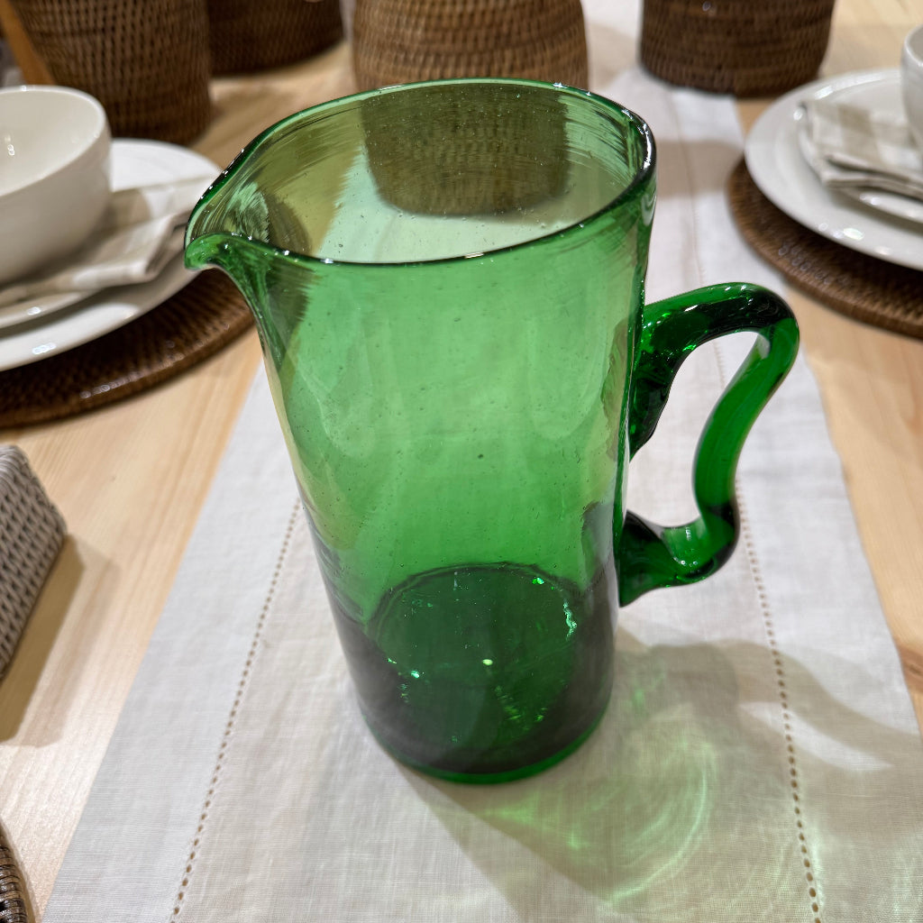 Hand Blown Glass Jug / Carafe