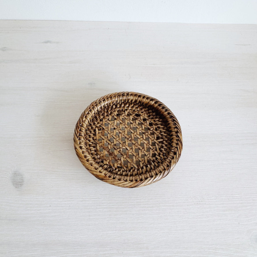 Rattan Mini Bread Plate/ Mini Bread Basket