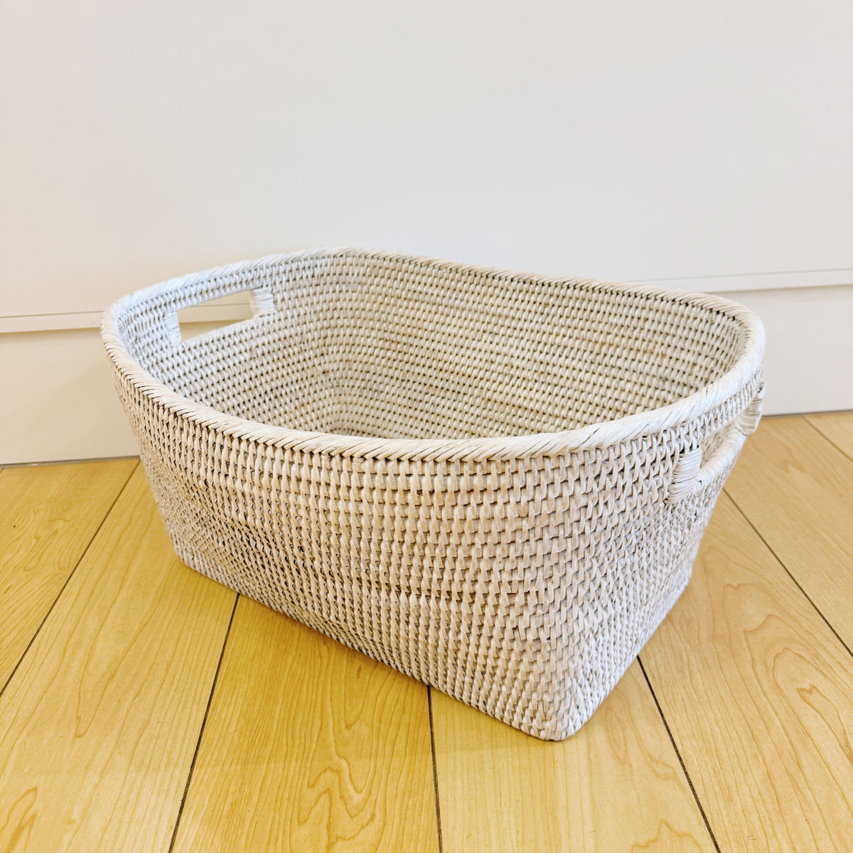 Rattan Large Family Blanket  Storage Basket