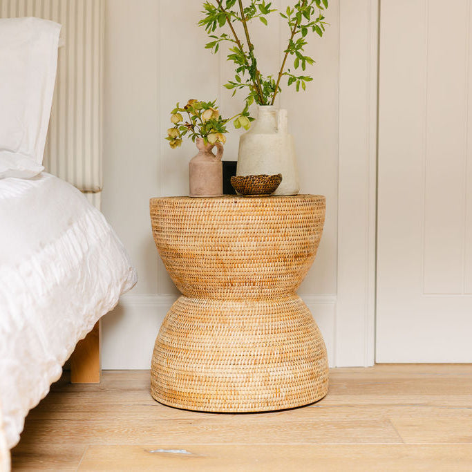 Rattan Asean Stool / Side Table
