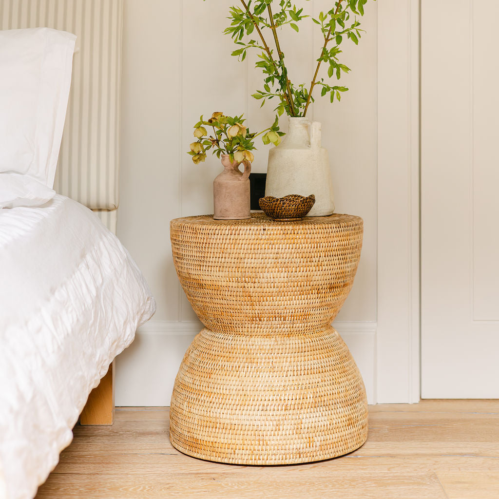 Rattan Asean Stool / Side Table