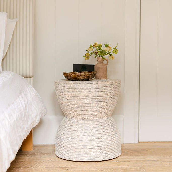 Rattan Asean Stool / Side Table