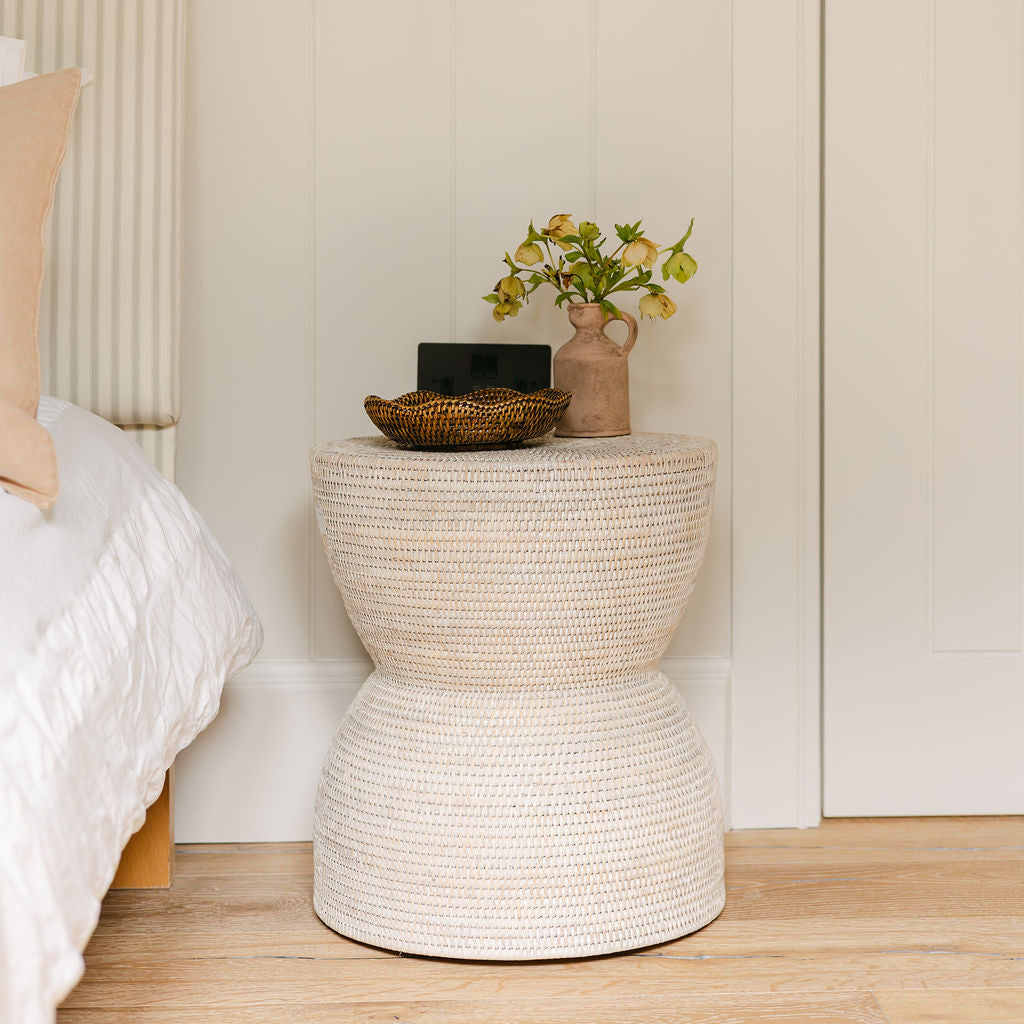 Rattan Asean Stool / Side Table