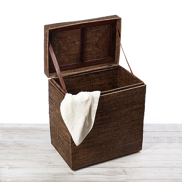 Rattan Tall Storage Chest