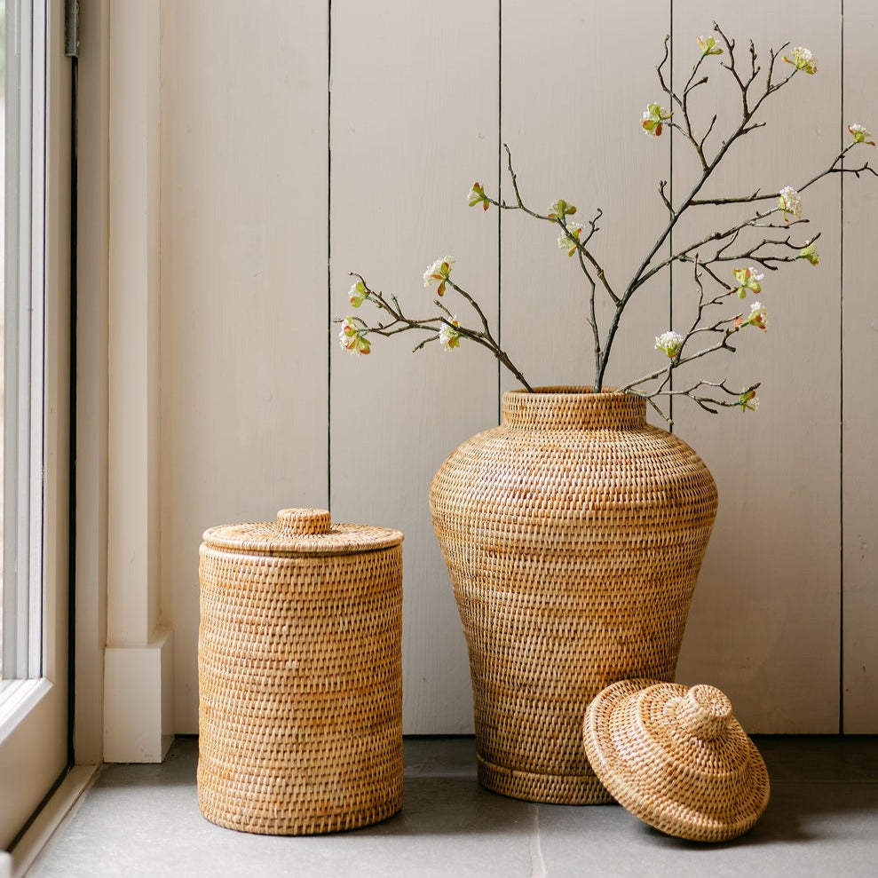 Rattan Vase
