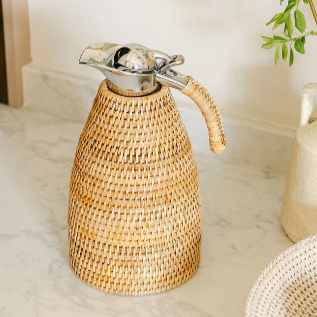 Rattan Water Jug/ Flask