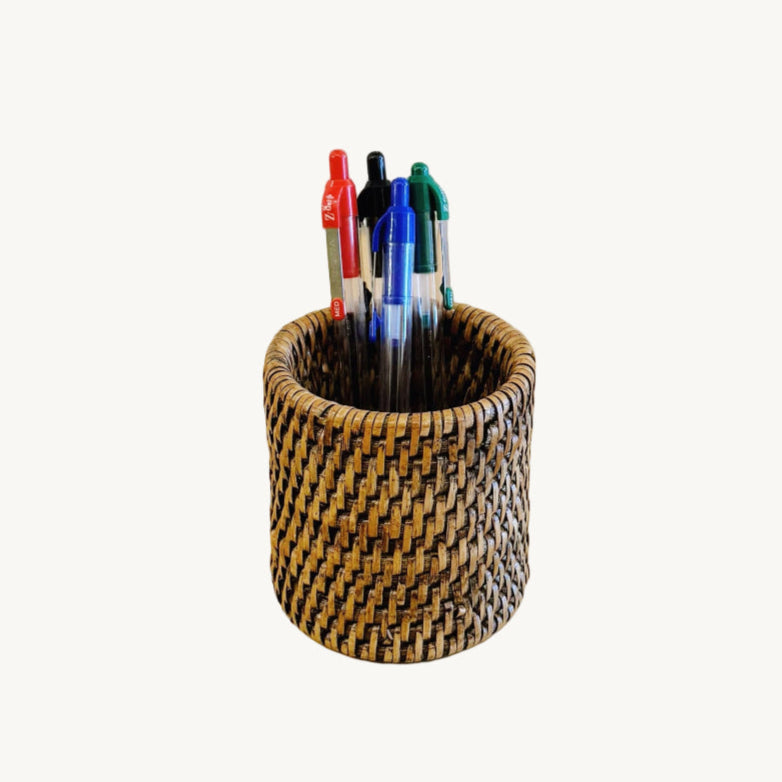 Rattan Pen Pot