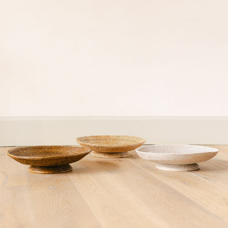 Rattan Round Fruit Bowl/ Fruit Tray