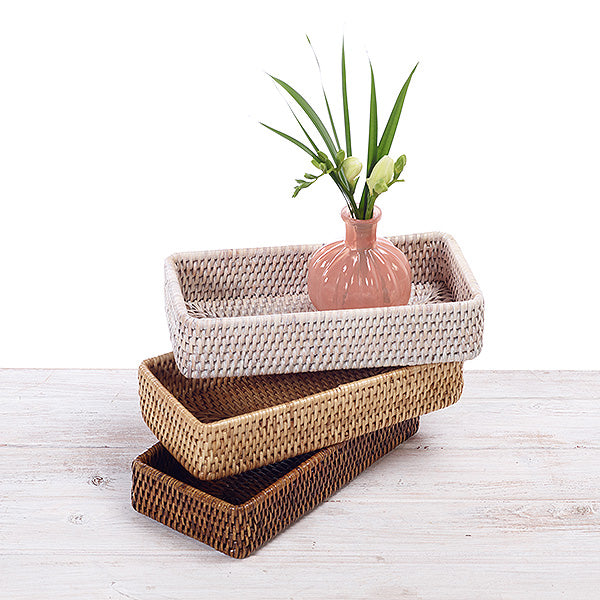 rattan spa tray collection