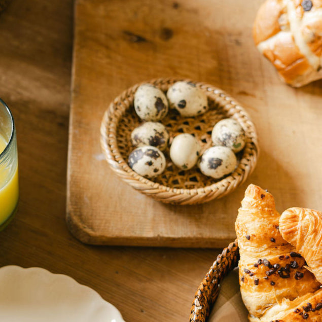 Rattan Mini Bread Plate/ Mini Bread Basket
