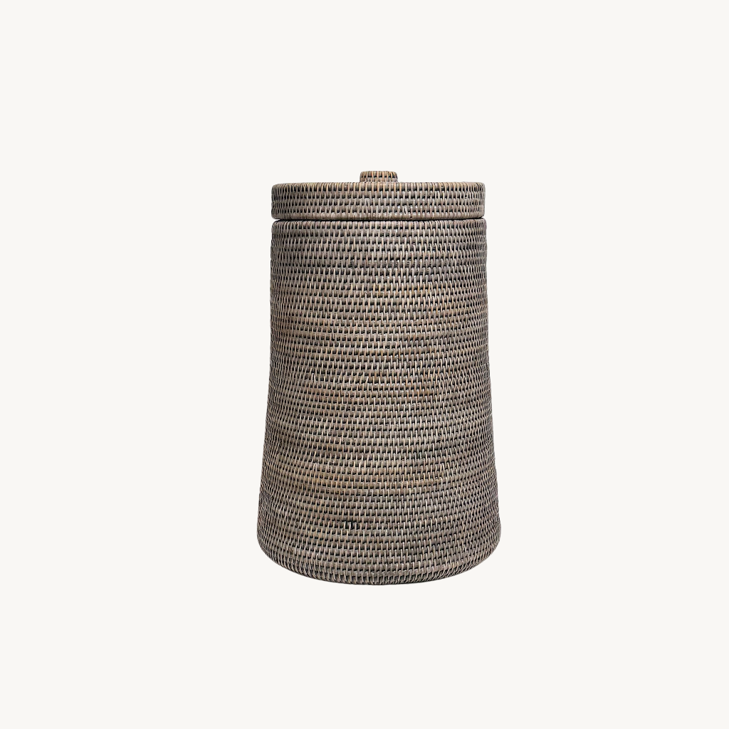 Rattan Tapered Cylinder Laundry Basket