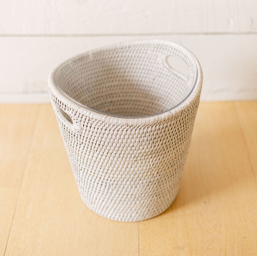 Rattan Ice Bucket withl Liner – Champagne Bucket