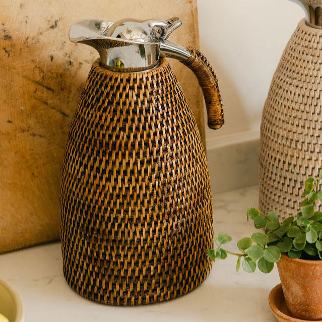 Rattan Water Jug/ Flask