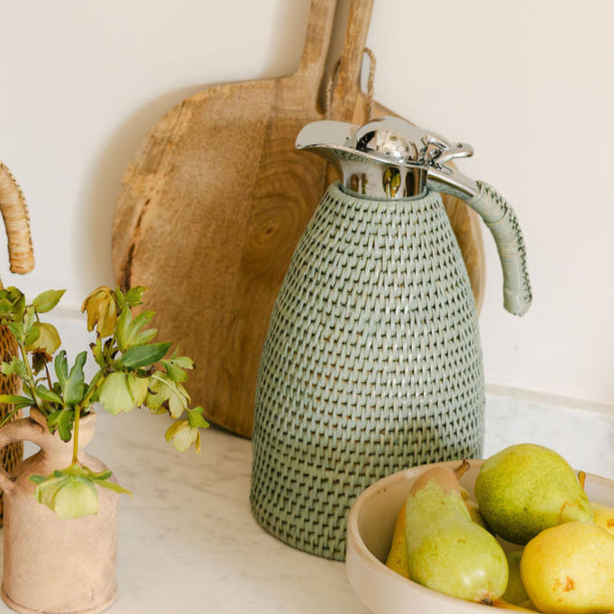 Rattan Water Jug/ Flask