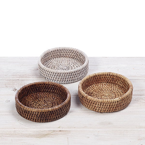 Rattan Wine Bottle Placemat/ Wine Coaster
