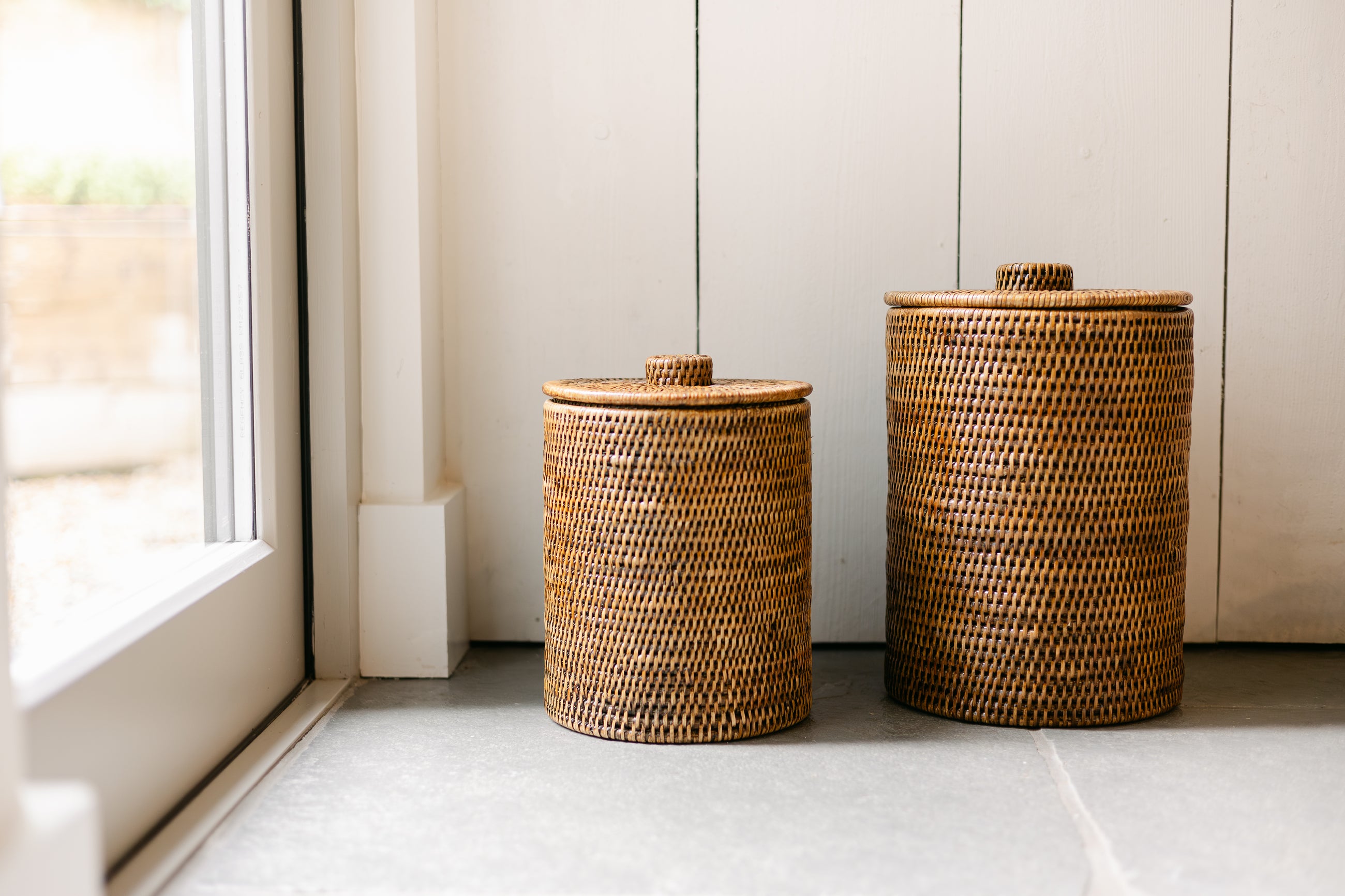 Rattan Toilet Roll Holders & Bins