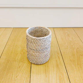 Rattan Brush  Holder/ Cutlery Holder