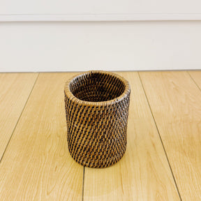 Rattan Brush  Holder/ Cutlery Holder