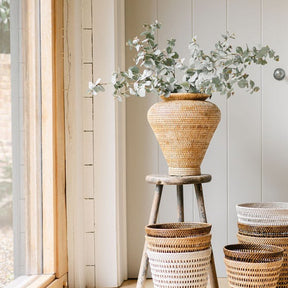 Rattan Vase