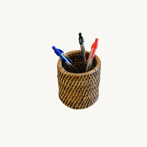 Rattan Pen Pot