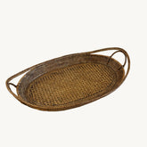 Serene Rattan  Fruit  Boat Tray /Rattan Royal  Oval Boat Tray
