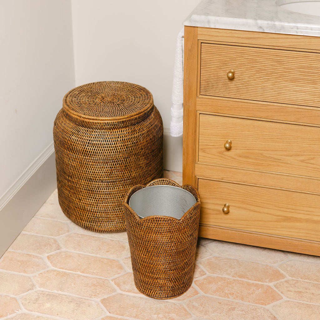La Jarre – Short Neck Rattan Laundry Basket