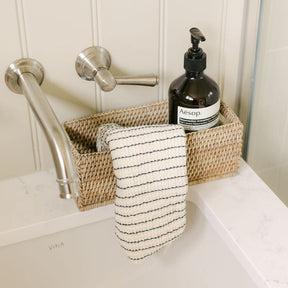 Rattan Small Rectangular Storage Basket