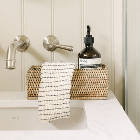 Rattan Small Rectangular Storage Basket