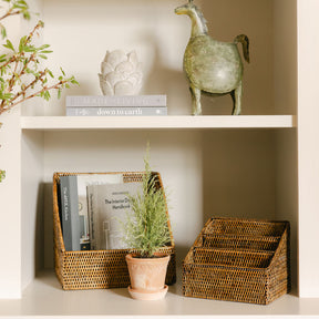 Rattan File Holder/ Rattan File Organiser
