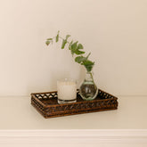 Rattan Criss-Cross Spa Tray
