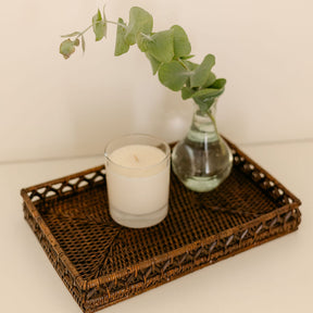 Rattan Criss-Cross Spa Tray