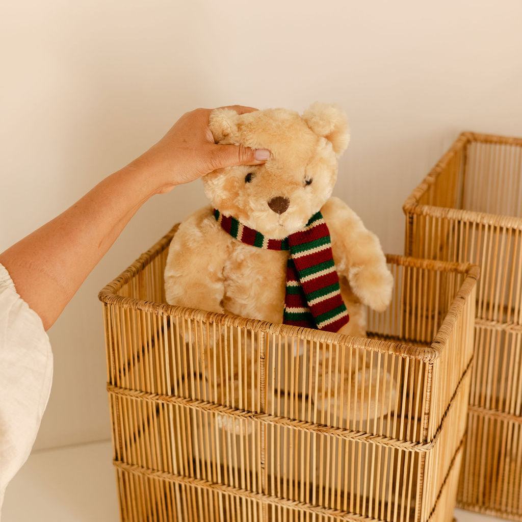Rain Bamboo & Rattan Storage Basket