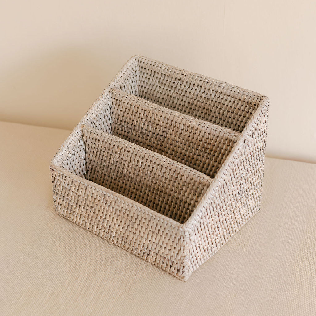 Rattan Letter Holder/ Rattan Letter Organiser