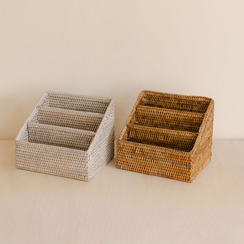 Rattan Letter Holder/ Rattan Letter Organiser