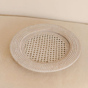Handwoven Rattan Underplate Placemat – Dia 32 x H2.5 cm