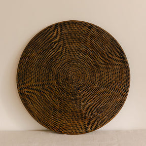 Extra Large Round Rattan Placemat – Dia 60 cm