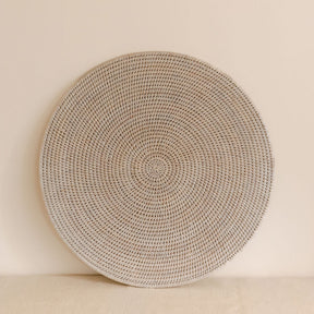 Extra Large Round Rattan Placemat – Dia 60 cm