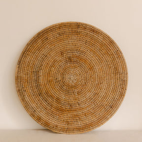 Extra Large Round Rattan Placemat – Dia 60 cm