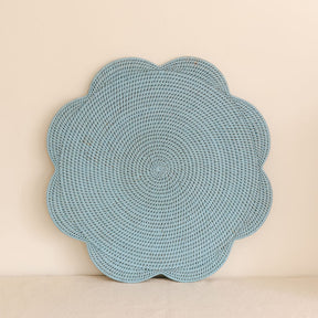 Extra Large Scallop Rattan Placemat – Dia 60 cm