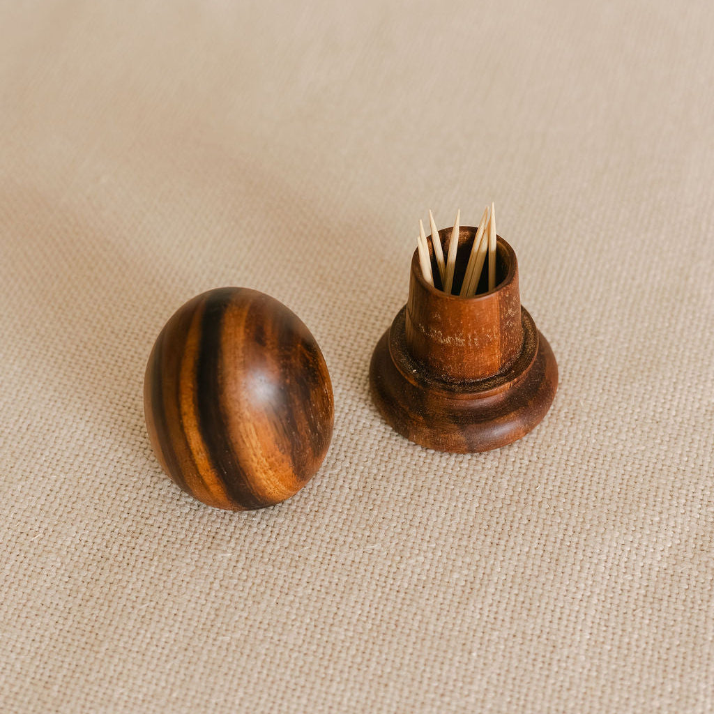 Wooden Toothpick Holder