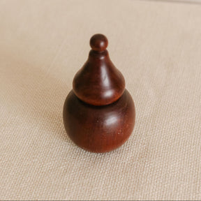 Wooden Bottle Gourd Toothpick Holder ( Rosewood)