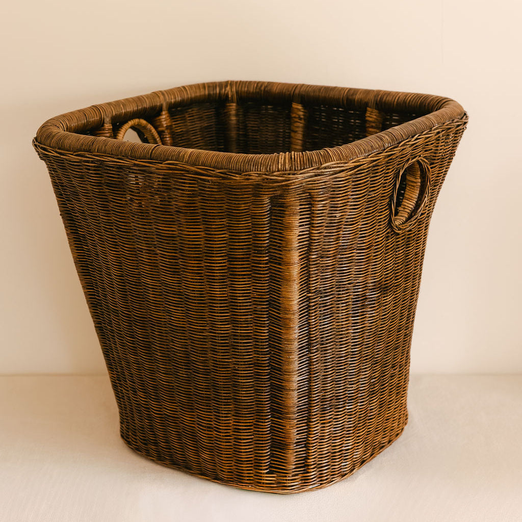 Large Rattan Log Basket