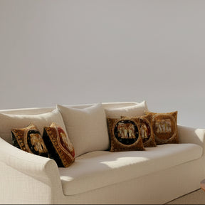 Burmese Kalaga Embroidered  Sequins Cushions (Tapestry)