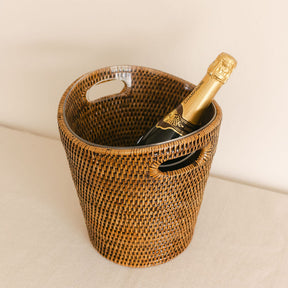 Rattan Champagne Bucket ( with fiber glass insert)