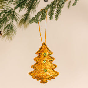 Mandalay Xmas Tree -Embroidered Tapestry Hanging