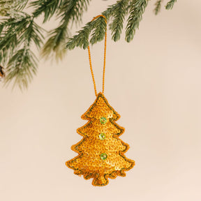 Mandalay Xmas Tree -Embroidered Tapestry Hanging