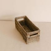 Rattan Small Rectangular Storage Basket
