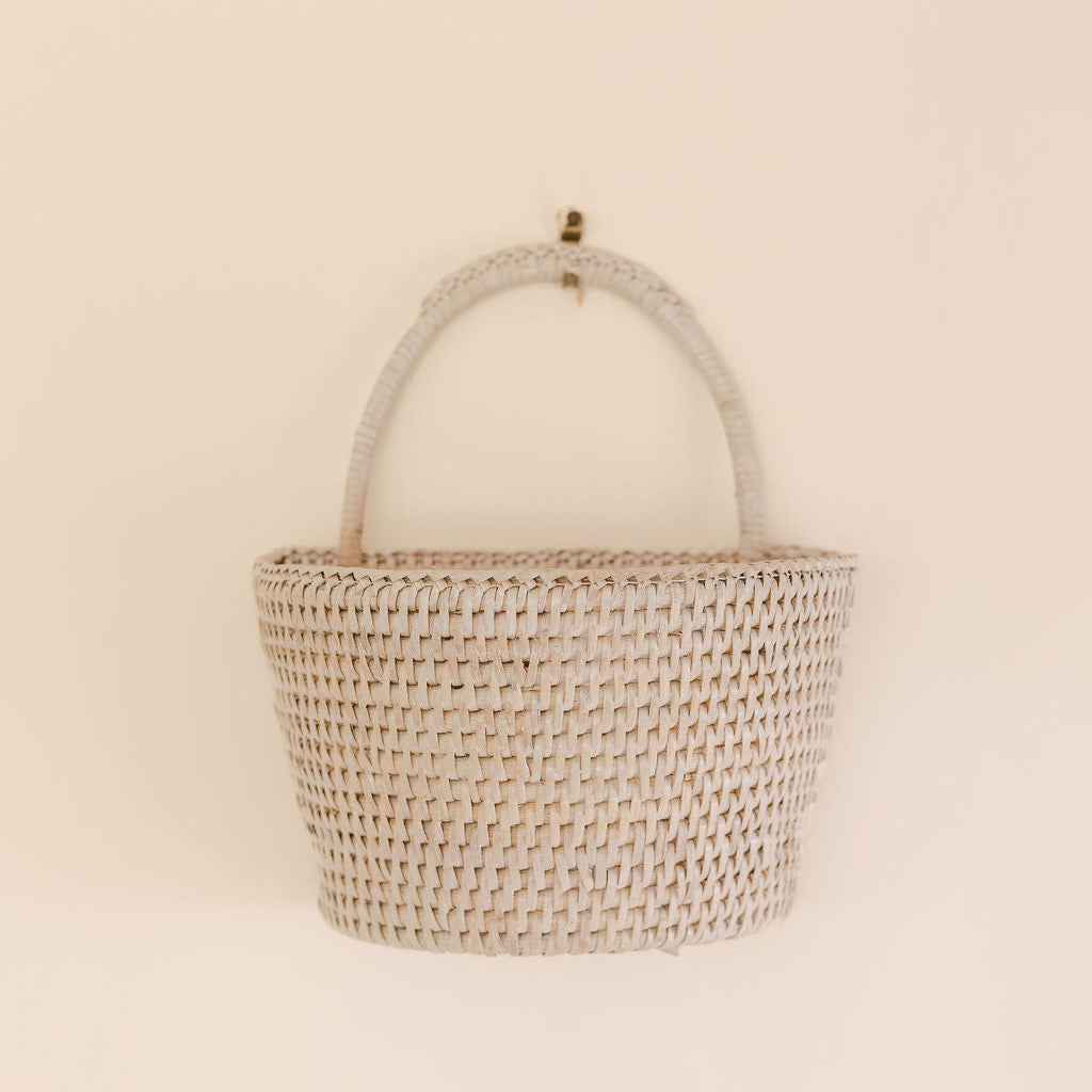 Rattan Wall Hanging Basket